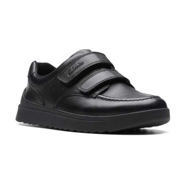 Black school 2024 shoes clarks