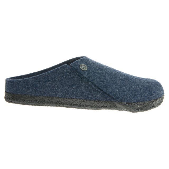 Birkenstock Zermatt Fur Dark Blue 1017519 Mule Slippers