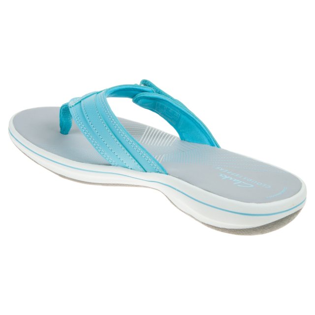 Clarks Brinkley Sea Light Turquoise 26177926 - Toe Post Sandals ...