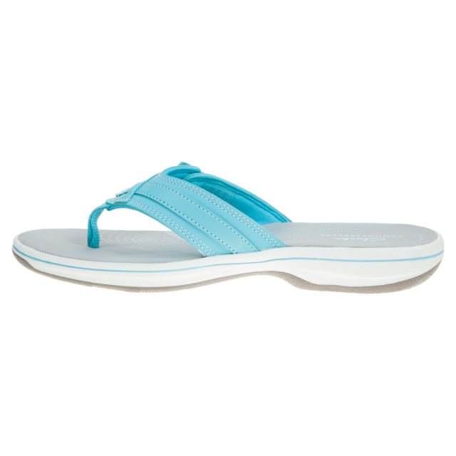 Clarks Brinkley Sea Light Turquoise 26177926 - Toe Post Sandals ...