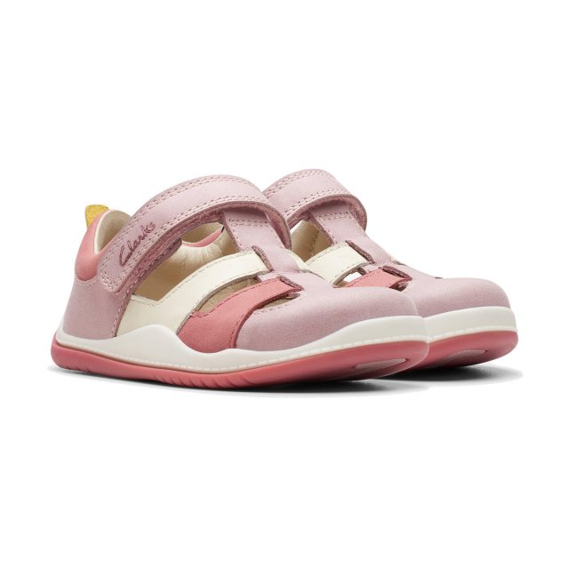 Clarks pink shoes and sandals hotsell