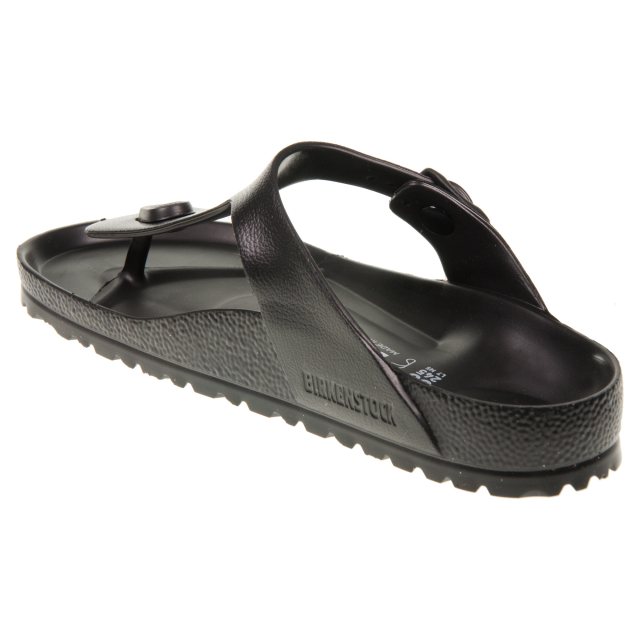 Birkenstock Gizeh EVA Black 128201 Toe Post Sandals Humphries Shoes