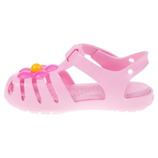 Crocs Isabella Charm Sandal Toddler Flamingo 208445 6S0 Girls Sandals Humphries Shoes