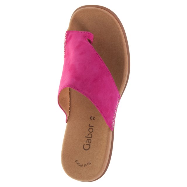 Gabor Lanzarote Pink 43.700.33 Mule Sandals Humphries Shoes