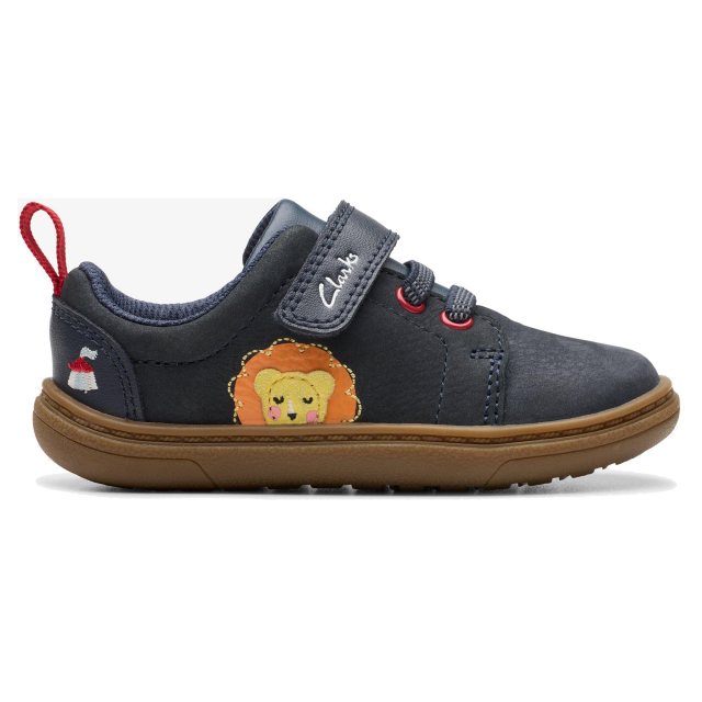 Clarks Flash Brill Toddler Navy 26178516 Boys Shoes Humphries Shoes