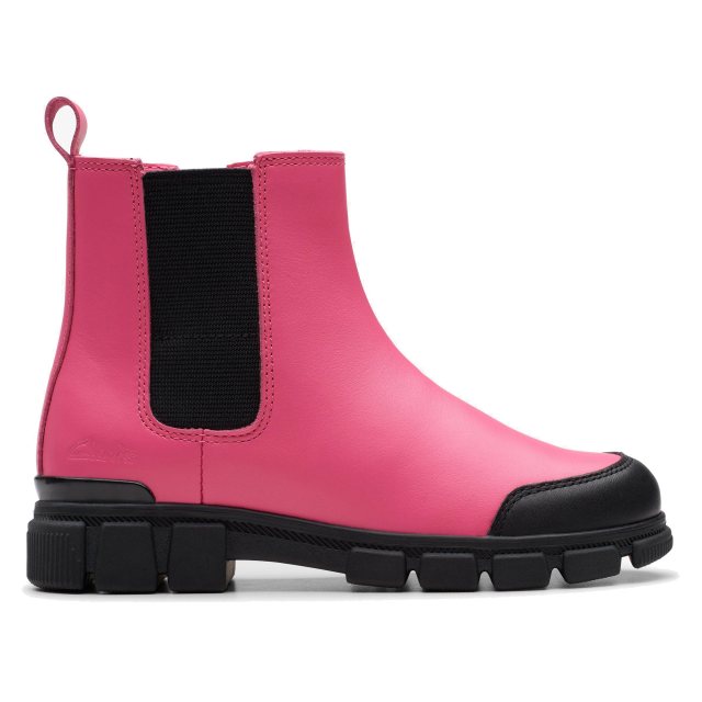 Pink chelsea boots on sale