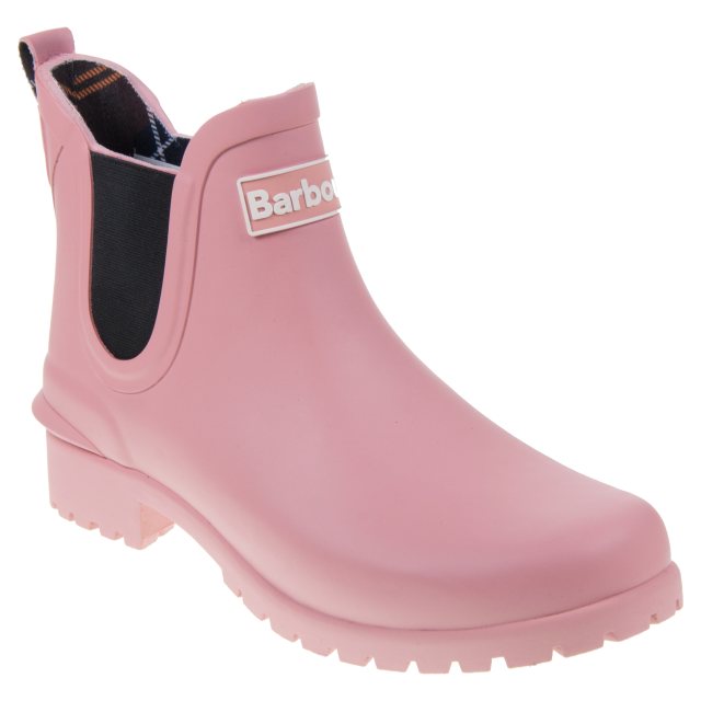 Barbour Wilton Pink Rust LRF0066PI14 Womens Wellies Humphries Shoes