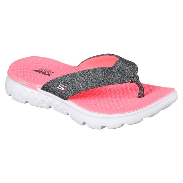 hver gang fuldstændig Dronning Skechers On the Go 400 - Vivacity Charcoal / Hot Pink 14656 CCHP - Toe Post  Sandals - Humphries Shoes