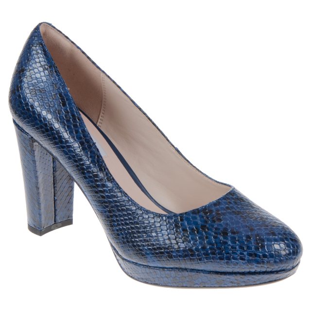 clarks ladies blue shoes