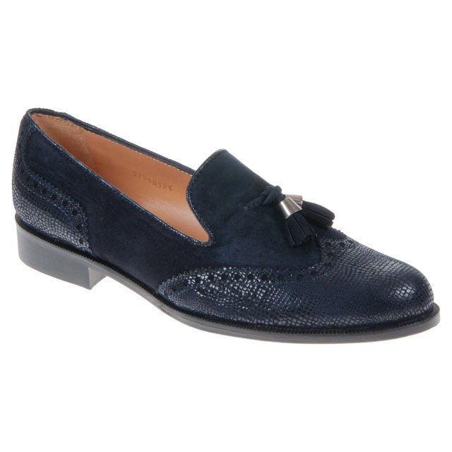 HB Shoes 5756 Navy Suede 5756 - Everyday Shoes - Humphries Shoes