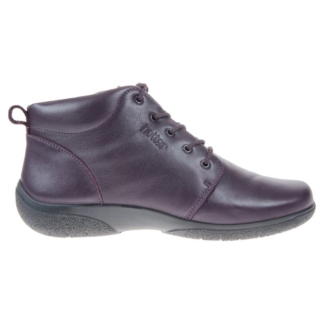 Hotter Ellery Plum Ankle Boots Humphries Shoes