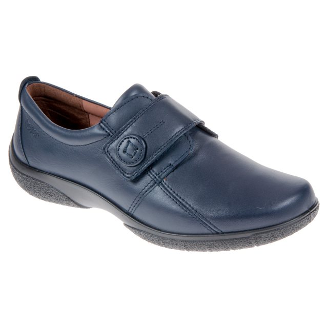 Hotter Sugar Navy Leather - Everyday Shoes - Humphries Shoes