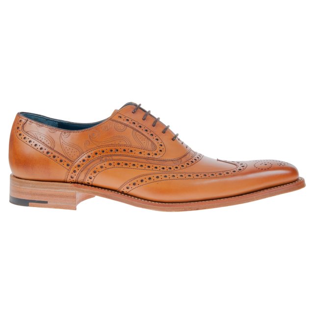 Barker McClean Cedar Calf Paisley 3829 86 F Formal Shoes