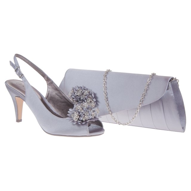 Silver hot sale grey stilettos