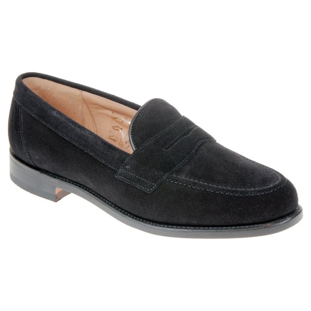Loake Eton Black Suede - Formal Shoes 