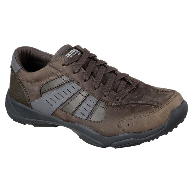 Skechers Larson - Nerick Charcoal 64833 CHAR - Trainers - Humphries Shoes