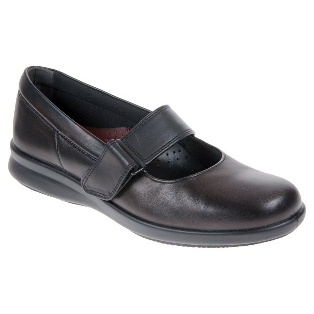 DB Easy B Shoes Florence Black 78011A - Everyday Shoes - Humphries Shoes