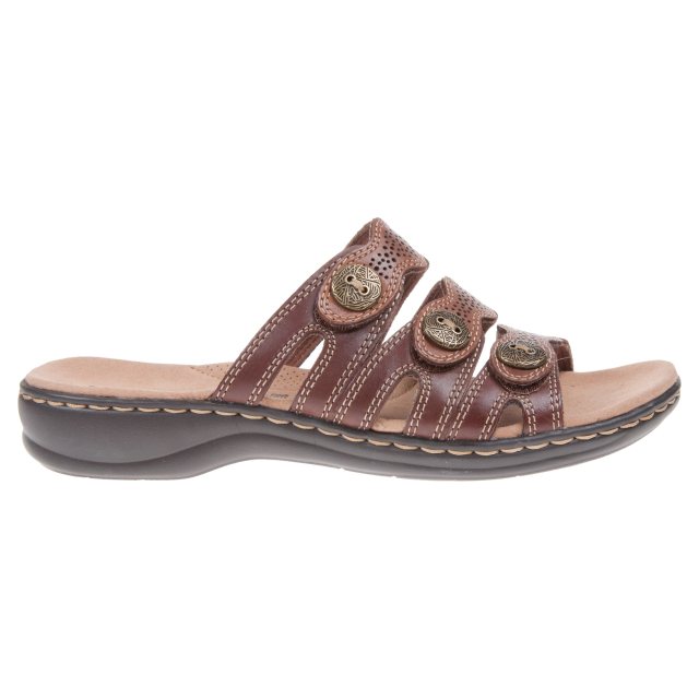 Clarks Leisa Grace Brown Multi 26134119 - Mule Sandals - Humphries Shoes