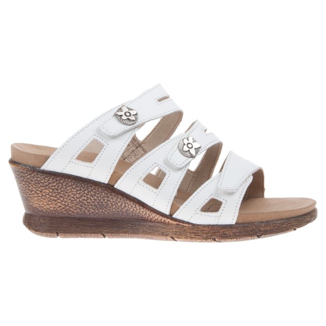 Romika Nevis 04 White 20304 43 000 - Mule Sandals - Humphries Shoes