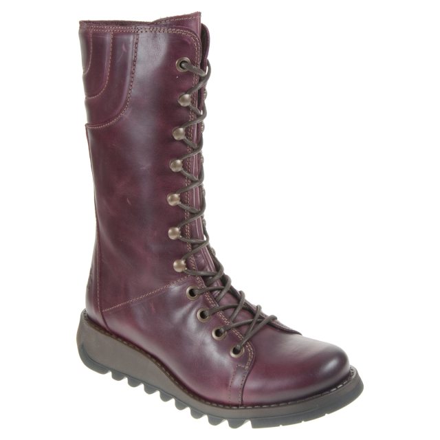 Fly London Ster Purple P143768 003 - Calf Boots - Humphries Shoes