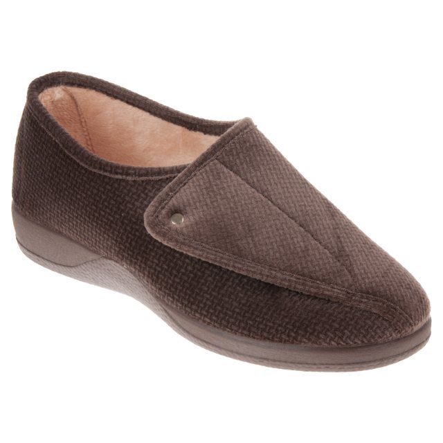 DeValverde 124 Brown 124 - Full Slippers - Humphries Shoes