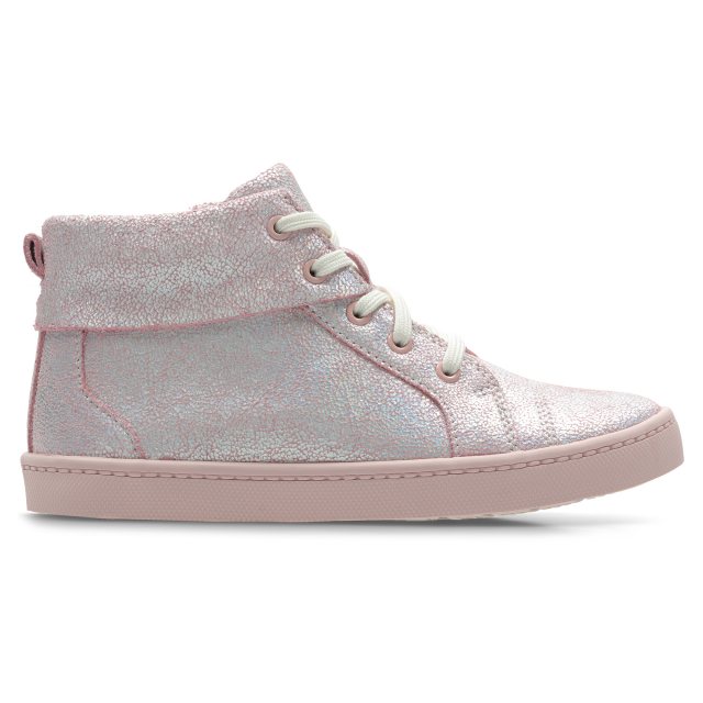 clarks girls pink boots