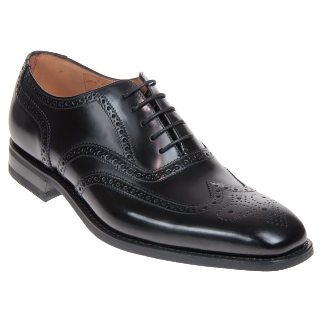 Loake 262 Black Polished Leather 262B - Formal Shoes - Humphries Shoes