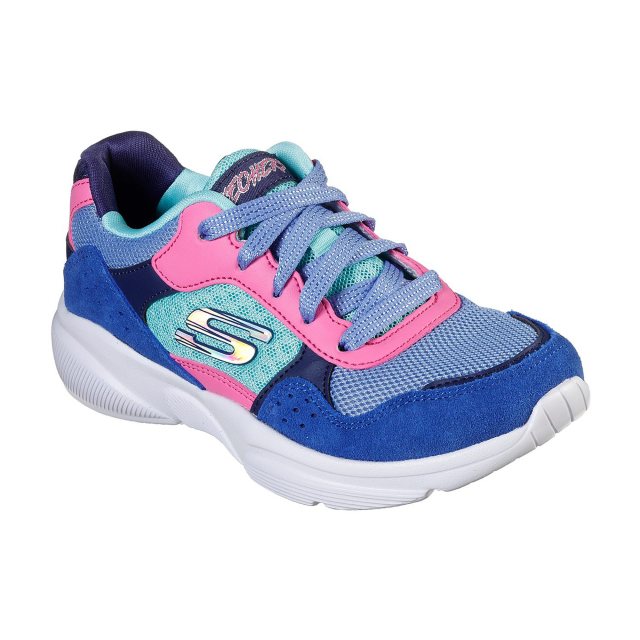 Skechers Meridian Charted Kids Blue Multi 81953L BLMT Girls