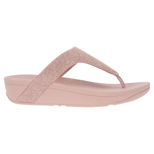 FitFlop Lottie Glitzy Rose Gold R24 323 Toe Post Sandals