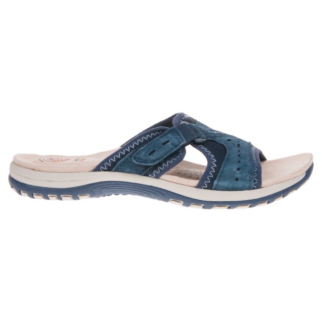 Earth Spirit Lakewood Navy Blue 30226 Mule Sandals Humphries Shoes