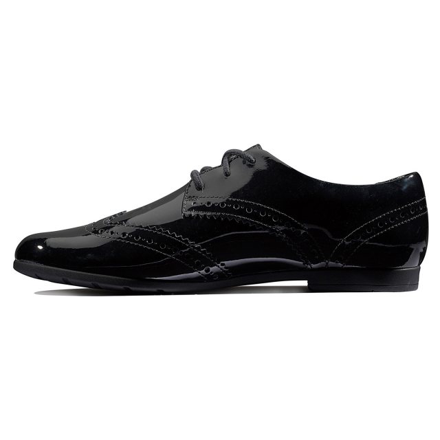 scala lace youth black patent