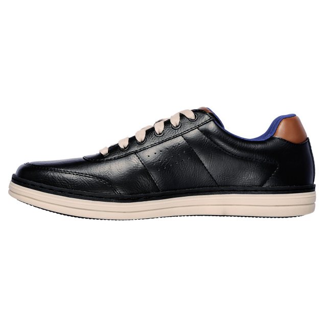 sonrojo tuberculosis Camino Skechers Heston - Avano Black 65876 BLK - Trainers - Humphries Shoes