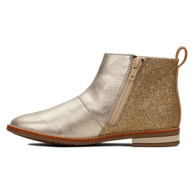 clarks gold boots