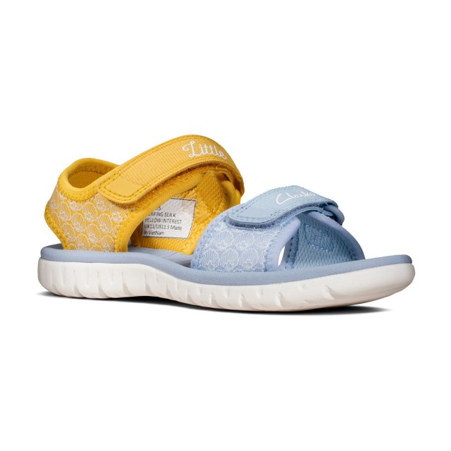 Clarks flip sales flops kids gold