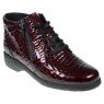 Burgundy Croco